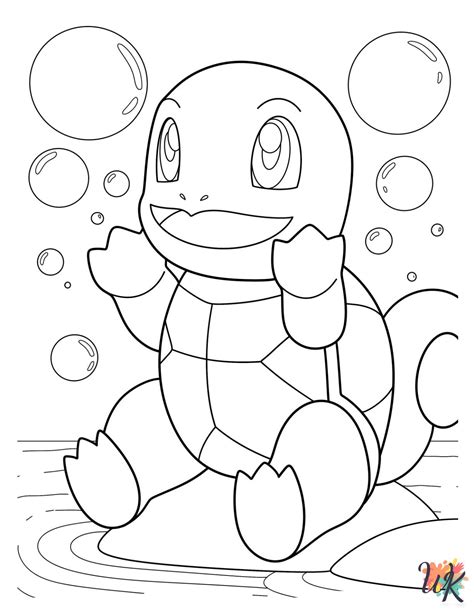 squirtle coloring page|24 Squirtle Coloring Pages For Kids